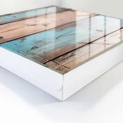 Objets en bois aux couleurs pastel