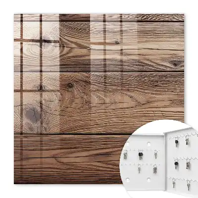 Motif décoratif en bois à grain naturel