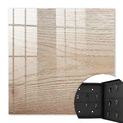 Revêtement à texture boisée dans des tons chauds