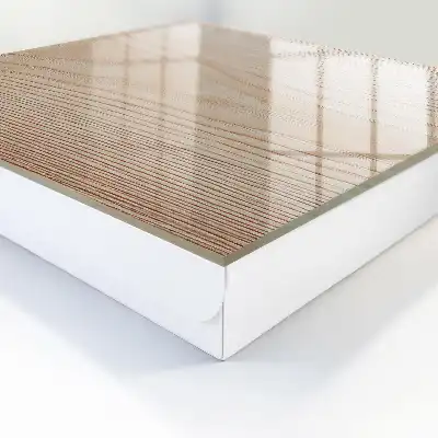 Revêtement à texture boisée dans des tons chauds