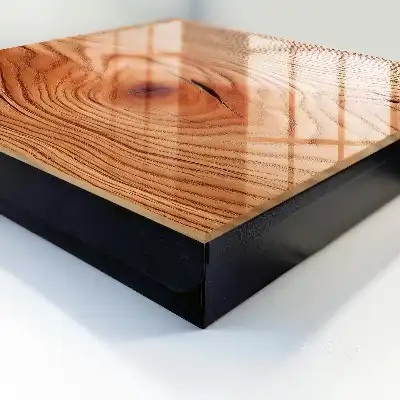 Revêtement effet grain de bois dans des tons beiges
