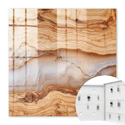 Motif en bois à veines blanches