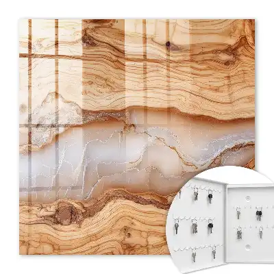 Motif en bois à veines blanches