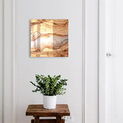 Motif en bois à veines blanches