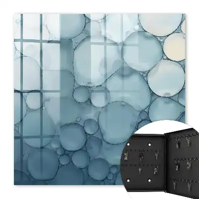 Bulles bleues dans des nuances