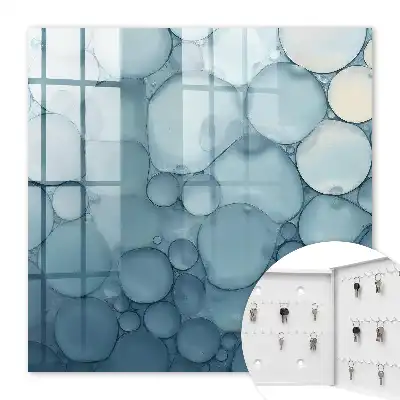 Bulles bleues dans des nuances
