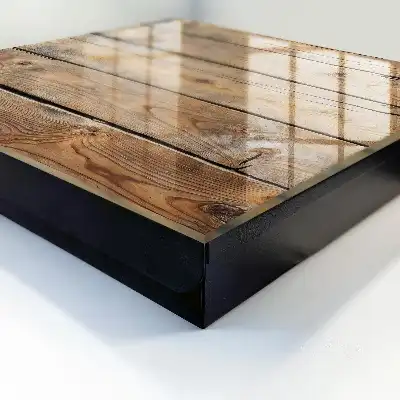 Planches en bois au grain confortable