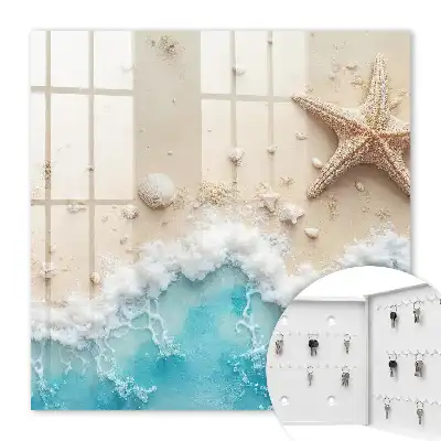 Plage d'été avec mer bleue