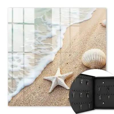 Plage paradisiaque avec des vagues