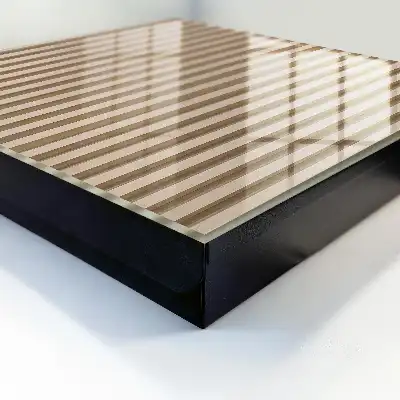 Effet de texture à lignes beiges