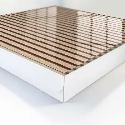 Meuble aux lignes chaleureuses sans décoration