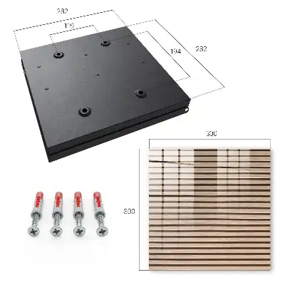 Meuble aux lignes chaleureuses sans décoration
