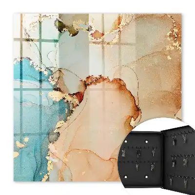 Tableau abstrait aux lignes élégantes
