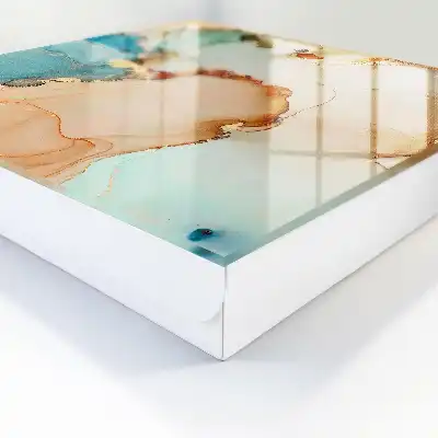 Tableau abstrait aux lignes élégantes