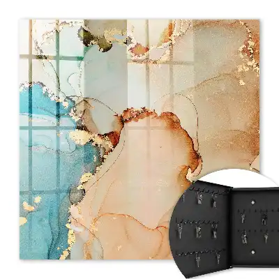 Tableau abstrait aux lignes élégantes