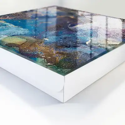 Motifs fluides abstraits marins