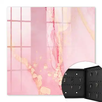 Un rêve rose avec des touches de crème