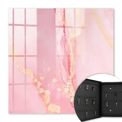 Un rêve rose avec des touches de crème