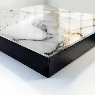 Fond blanc avec élégance du marbre