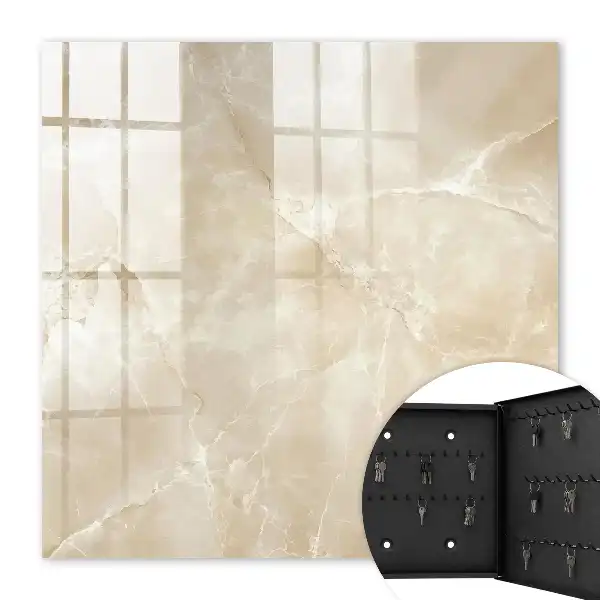 Motifs en marbre beige