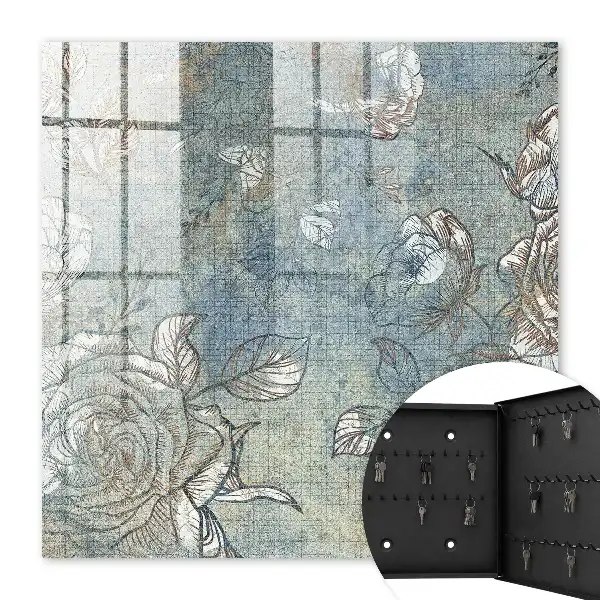 Objets de décoration aux motifs floraux élégants sur le thème de la paix