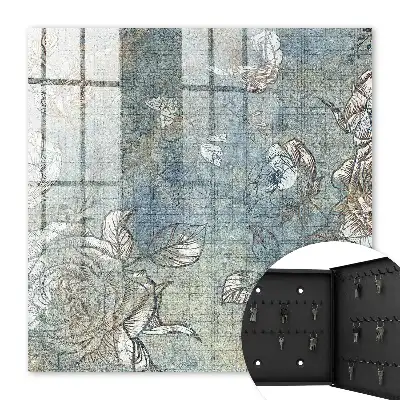 Objets de décoration aux motifs floraux élégants sur le thème de la paix