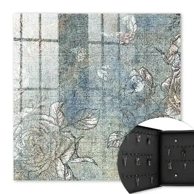 Objets de décoration aux motifs floraux élégants sur le thème de la paix