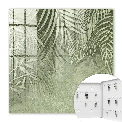 Motif tropical subtil en arrière-plan