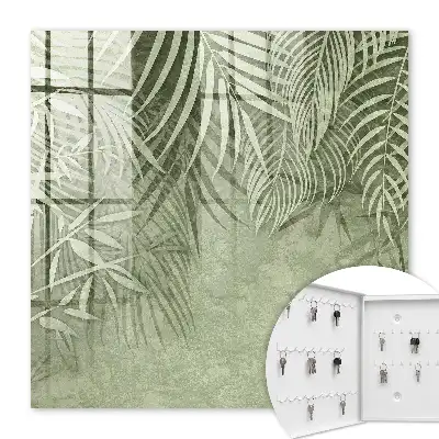 Motif tropical subtil en arrière-plan