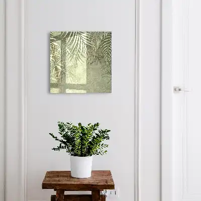 Motif tropical subtil en arrière-plan
