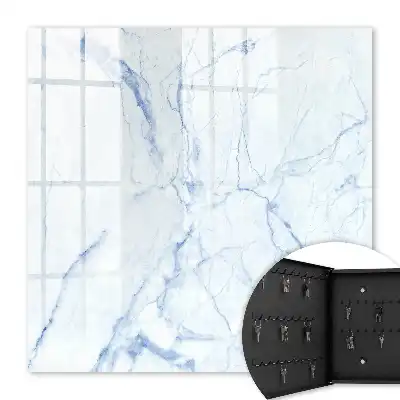 Motif marbré dans des tons de bleu