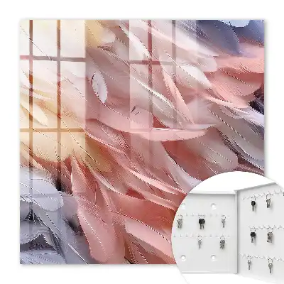 Plumes décoratives tons pastel légèreté et harmonie