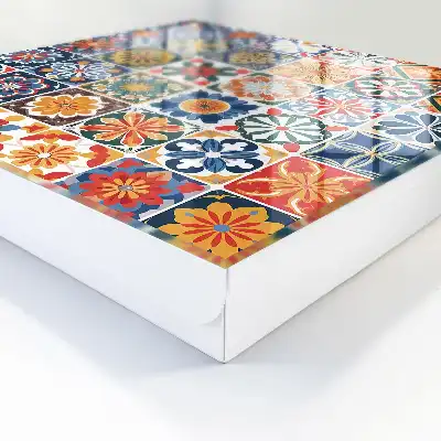 Carreaux carrés colorés