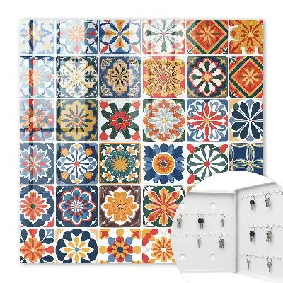 Carreaux carrés colorés