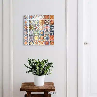 Carreaux carrés colorés