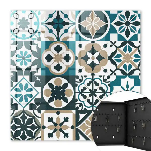 Carreaux marocains turquoise et beige