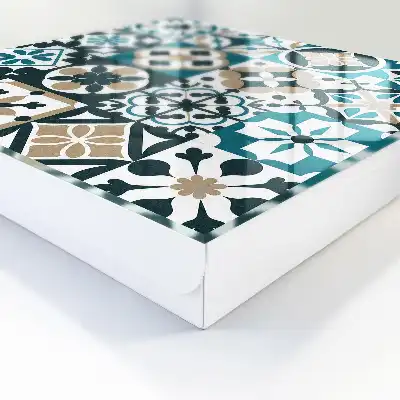 Carreaux marocains turquoise et beige