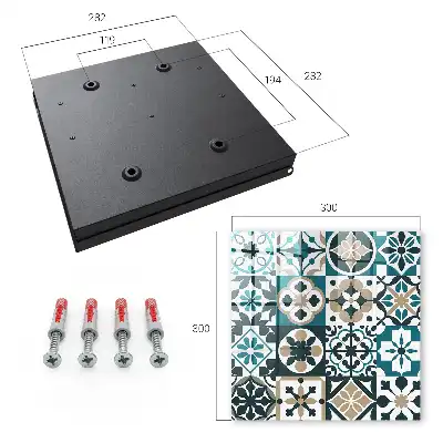 Carreaux marocains turquoise et beige