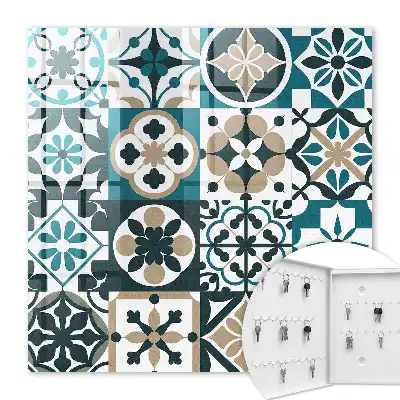 Carreaux marocains turquoise et beige
