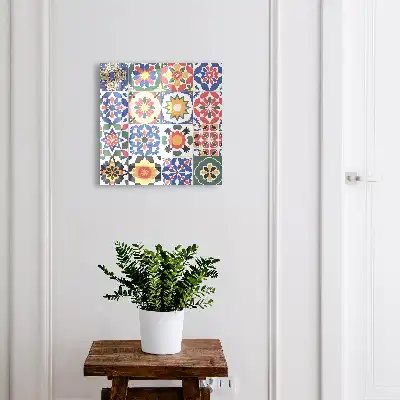 Mosaïque florale arrangement harmonieux