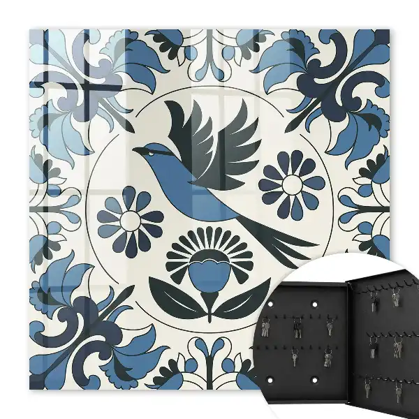 Oiseau bleu portant des lunettes de soleil