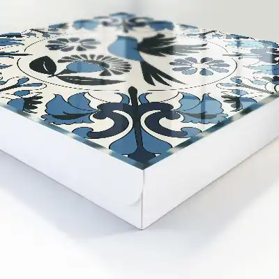 Oiseau bleu portant des lunettes de soleil