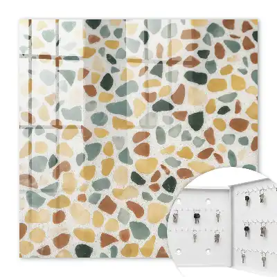 Motif en mosaïque de galets