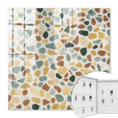 Motif en mosaïque de galets