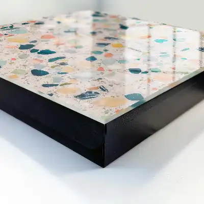 Mosaïque colorée aux teintes pastel