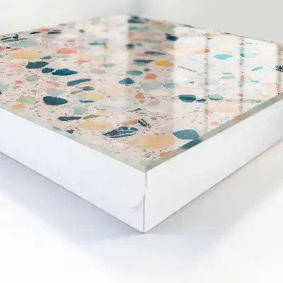 Mosaïque colorée aux teintes pastel