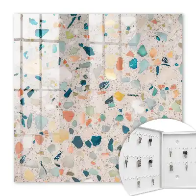 Mosaïque colorée aux teintes pastel