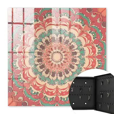 Mandala coloré aux motifs harmonieux