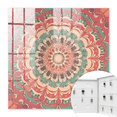 Mandala coloré aux motifs harmonieux