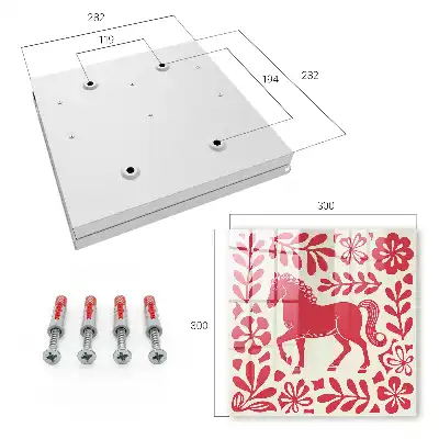 Illustration décorative motif cheval